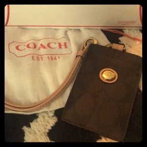 ❌SOLD❌🆕 Coach Lanyard Card Holder